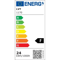 Panel LED natynkowy okrągły Proma 24W 6500K-22111