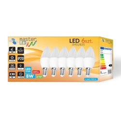 Żarówka LED E14 Vita C37 2700K 8W SMD 2835 6 szt.-29497