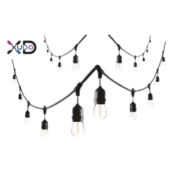 XD-PA110 Girlanda LED 20m 20x E27 z żarówkami 1W-30244