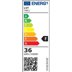 Lampa LED slim 120cm 36W V 4000K czarna-30434