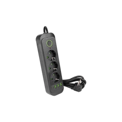 Przedłużacz Modi czarny 3x230V + 3x USB-A 1x USB-C-30499