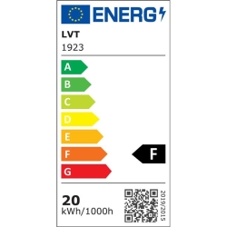 Reflektor LED szyna 3-fazy Pulso 20W 3CCT czarny-30582