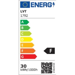 Naświetlacz LED SMD Tiga  30W 6500K Czarny-30977