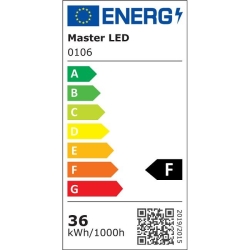 Panel LED nastropowy 400*400*38 36W 4000K biały-31585