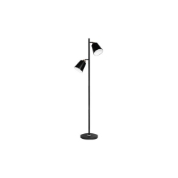 Lampa podłogowa Koko 2x E27 140cm czarna+ złota-31949