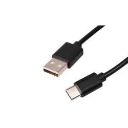 Kabel USB A-C 1M 10W czarny-33273