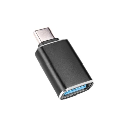 Adapter przejściówka USB-A do USB-C 5A czarny-33943