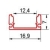 Profil Led Masterled nawierzchniowy 1m anodowany-29714