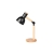 Lampa biurkowa Woody E27 czarna+drewno-31914